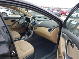 2013 Hyundai Elantra GLS PZEV with VIN KMHDH4AE0DU949943, listed as a IAAI auction lot 41936762 with 79,401 mi miles. Bid and sale history available at carsss.com. Image 5.