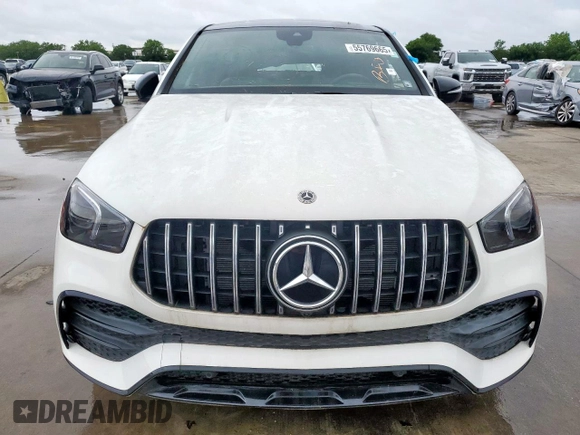 2021 Mercedes-Benz GLE 53 AMG with VIN 4JGFD6BB9MA404099, listed as a Copart auction lot 55769665 with 3,721 mi miles and Salvage title. Bid and sale history available at DreamBid. Image 5.