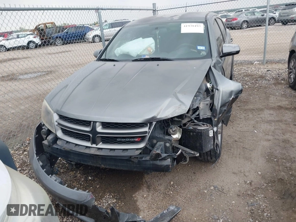 2013 Dodge Avenger SXT with VIN 1C3CDZCB1DN576762, listed as a IAAI auction lot 41938493 with 168,149 mi miles and . Bid and sale history available at carsss.com. Image 12.