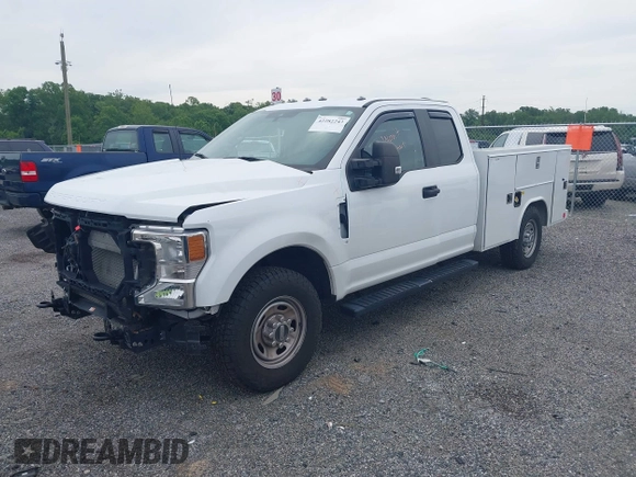 2022 Ford F-250 XL with VIN 1FD7X2A60NEF34999, listed as a IAAI auction lot 42282243 with 34,694 mi miles and . Bid and sale history available at DreamBid. Image 2.