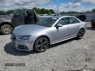 2017 Audi A4 Premium Plus with VIN WAUENAF42HN010323, listed as a Copart auction lot 58023345 with 83,139 mi miles and Salvage title. Bid and sale history available at DreamBid. Image 1.