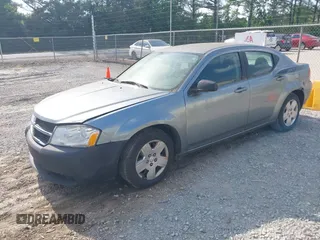 2010 Dodge Avenger SXT with VIN 1B3CC4FB1AN180129, listed as a IAAI auction lot 42150970 with 330,676 mi miles. Bid and sale history available at carsss.com. Image 2.