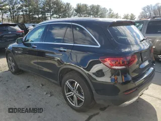2020 Mercedes-Benz GLC with VIN WDC0G8EB2LF755117, listed as a Copart auction lot 44965135 with 45,725 mi miles and Salvage Title. Bid and sale history available at carsss.com. Image 2.