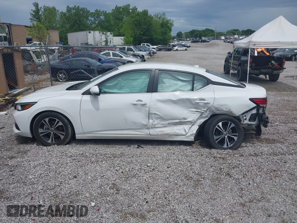 2023 Nissan Sentra SV with VIN 3N1AB8CV3PY223222, listed as a IAAI auction lot 42154578 with 24,943 mi miles and . Bid and sale history available at DreamBid. Image 15.