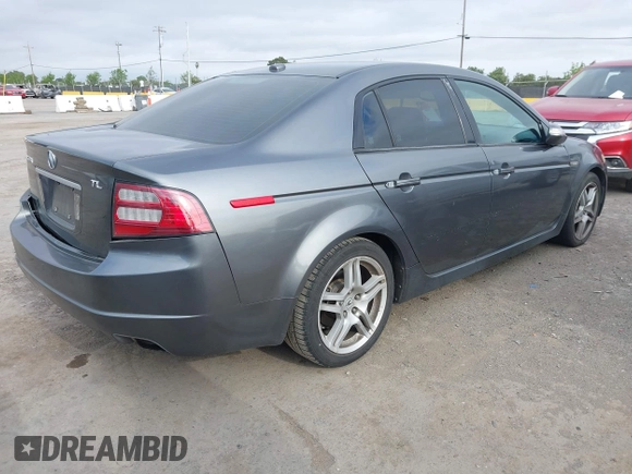 2008 Acura TL with VIN 19UUA662X8A003196, listed as a IAAI auction lot 42033986 with 185,330 mi miles. Bid and sale history available at carsss.com. Image 4.