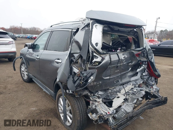 2017 Nissan Rogue SV with VIN KNMAT2MV2HP599368, listed as a IAAI auction lot 42006387 with 88,217 mi miles. Bid and sale history available at carsss.com. Image 17.