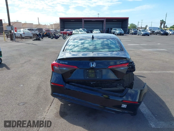 2022 Honda Civic Sport with VIN 2HGFE2F50NH599027, listed as a IAAI auction lot 41604042 with 43,250 mi miles. Bid and sale history available at carsss.com. Image 16.