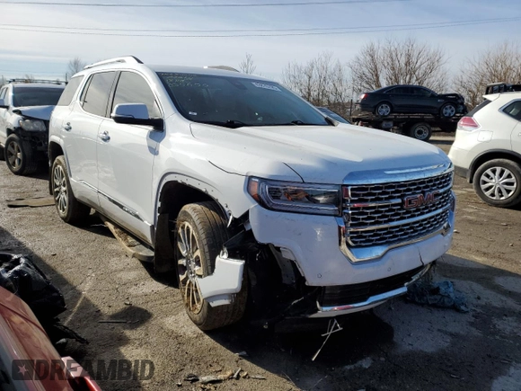 2020 GMC Acadia Denali z VIN 1GKKNXLS4LZ205650, wystawiony jako Copart lot #43876795 z przebiegiem 59 819 mil mil oraz Szkoda całkowita • Salvage title. Historia ofert i sprzedaży dostępna na DreamBid. Obrazek 4.