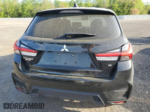 2022 Mitsubishi Outlander SE with VIN JA4APVAU0NU008690, listed as a Copart auction lot 54298035 with 43,229 mi miles and Salvage title. Bid and sale history available at DreamBid. Image 6.