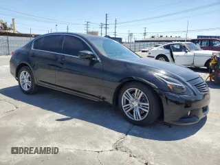 2013 Infiniti G37 Journey with VIN JN1CV6APXDM722655, listed as a Copart auction lot 57531615 with 150,431 mi miles and Salvage title. Bid and sale history available at DreamBid. Image 4.