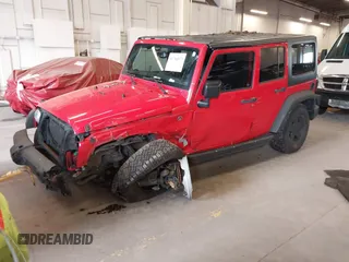 2017 Jeep Wrangler Unlimited Sport with VIN 1C4BJWDG0HL597113, listed as a IAAI auction lot 41764073 with 96,531 mi miles. Bid and sale history available at carsss.com. Image 18.