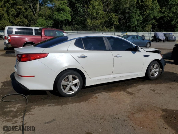 2015 Kia Optima LX with VIN KNAGM4A78F5647552, listed as a Copart auction lot 75428794 with 141,817 mi miles and Salvage Title. Bid and sale history available at carsss.com. Image 3.