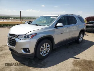 2018 Chevrolet Traverse LT Cloth with VIN 1GNERGKW7JJ259013, listed as a Copart auction lot 60332165 with 111,339 mi miles and Salvage title. Bid and sale history available at DreamBid. Image 1.