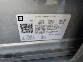 2020 Chevrolet Traverse LT Cloth with VIN 1GNERGKW1LJ286579, listed as a Copart auction lot 49668535 with 65,770 mi miles and Salvage Title. Bid and sale history available at carsss.com. Image 15.