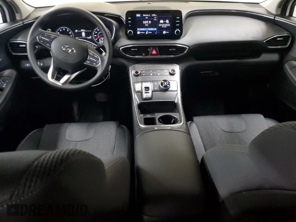 2022 Hyundai Santa Fe SE with VIN 5NMS1DAJ8NH411867, listed as a Copart auction lot 82847474 with 29,518 mi miles and Salvage Title. Bid and sale history available at DreamBid. Image 8.