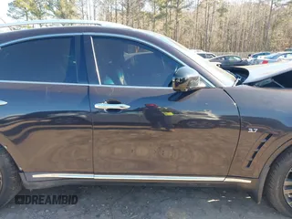 2017 Infiniti QX70 with VIN JN8CS1MU9HM140437, listed as a IAAI auction lot 41270542 with 72,312 mi miles. Bid and sale history available at carsss.com. Image 13.