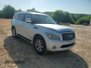 2012 Infiniti QX56 7-passenger with VIN JN8AZ2NF6C9518895, listed as a Copart auction lot 61084975 with 228,628 mi miles and Salvage title. Bid and sale history available at DreamBid. Image 14.