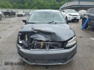 2013 Volkswagen Jetta S with VIN 3VW2K7AJ4DM318853, listed as a Copart auction lot 57597955 with 165,023 mi miles and Salvage title. Bid and sale history available at DreamBid. Image 5.