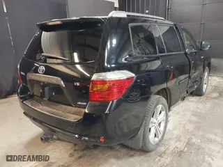 2009 Toyota Highlander Sport with VIN JTEES43A492140190, listed as a IAAI auction lot 41704919 with 137,973 mi miles. Bid and sale history available at carsss.com. Image 4.
