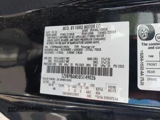 2011 Ford Mustang V6 with VIN 1ZVBP8AM5B5149026, listed as a IAAI auction lot 42551126 with 230,429 mi miles and . Bid and sale history available at DreamBid. Image 9.