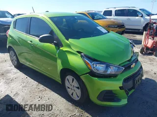 2016 Chevrolet Spark LS with VIN KL8CB6SAXGC580309, listed as a IAAI auction lot 41490002 with 51,631 mi miles. Bid and sale history available at carsss.com. Image 1.
