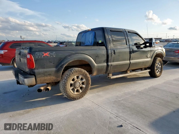 2011 Ford F-250 XL with VIN 1FT7W2BT0BEC60470, listed as a Copart auction lot 58010955 with 184,294 mi miles and Salvage title. Bid and sale history available at DreamBid. Image 3.