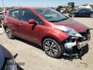 2015 Nissan LEAF SV with VIN 1N4AZ0CPXFC308356, listed as a Copart auction lot 52043783 with 71,353 mi miles. Bid and sale history available at carsss.com. Image 4.
