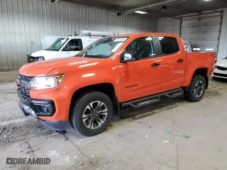 2021 Chevrolet Colorado 4WD Z71 with VIN 1GCGTDEN7M1152777, listed as a Copart auction lot 49625585 with 18,489 mi miles and Salvage Title. Bid and sale history available at carsss.com. Image 1.