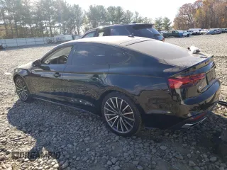 2022 Audi A5 Sportback Premium Plus with VIN WAUCBCF57NA010695, listed as a Copart auction lot 75542543 with 0 mi miles. Bid and sale history available at carsss.com. Image 2.