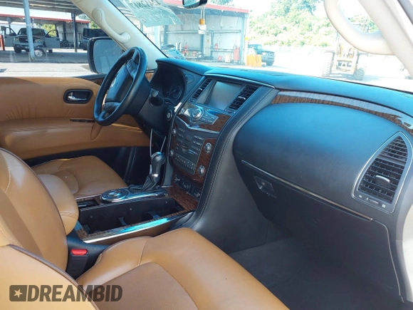 2017 Nissan Armada SV with VIN JN8AY2ND6H9005462, listed as a IAAI auction lot 42412817 with 131,513 mi miles and . Bid and sale history available at DreamBid. Image 5.