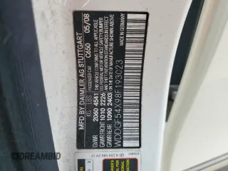 2008 Mercedes-Benz C 300 Sport с VIN WDDGF54X98F193023, выставлен на аукционе Copart как лот 62825395 с пробегом 45 269 миль миль и Списание • Salvage title. История ставок и продаж доступна на DreamBid. Изображение 12.