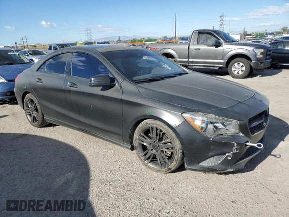 2015 Mercedes-Benz CLA 250 with VIN WDDSJ4EB6FN195210, listed as a Copart auction lot 52915925 with 71,555 mi miles and Salvage Title. Bid and sale history available at DreamBid. Image 4.