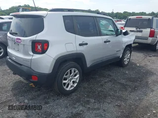 2018 Jeep Renegade Sport with VIN ZACCJBAB3JPJ41711, listed as a IAAI auction lot 42742310 with 76,773 mi miles and . Bid and sale history available at DreamBid. Image 4.