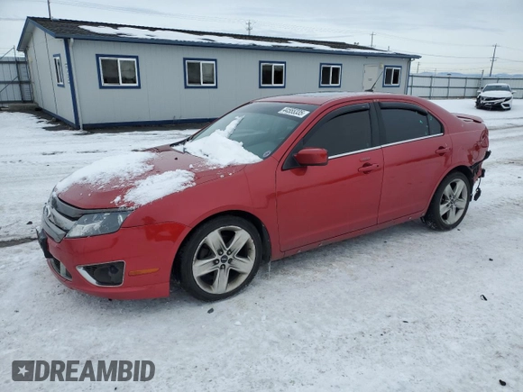 2011 Ford Fusion SPORT with VIN 3FAHP0DC4BR142413, listed as a Copart auction lot 44555335 with 172,951 mi miles and Salvage Title. Bid and sale history available at carsss.com. Image 1.