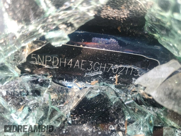 2016 Hyundai Elantra SE z VIN 5NPDH4AE3GH702113, wystawiony jako Copart lot #59757565 z przebiegiem Nie podano mil oraz Czysty tytuł • Clean title. Historia ofert i sprzedaży dostępna na DreamBid. Obrazek 12.