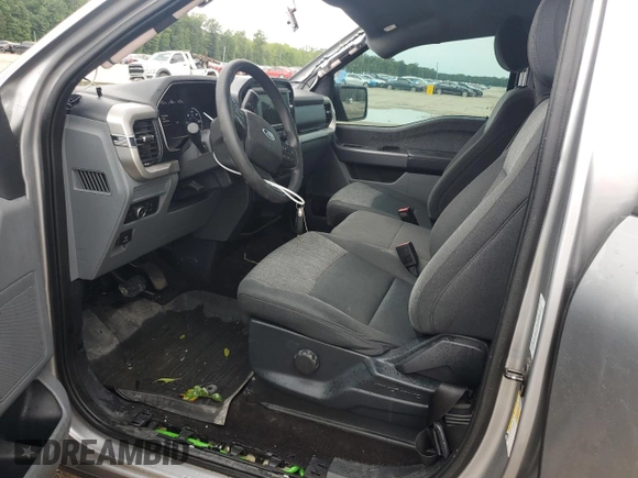 2021 Ford F-150 XL with VIN 1FTFW1E58MFA71291, listed as a Copart auction lot 57894045 with 78,892 mi miles and Salvage title. Bid and sale history available at DreamBid. Image 7.
