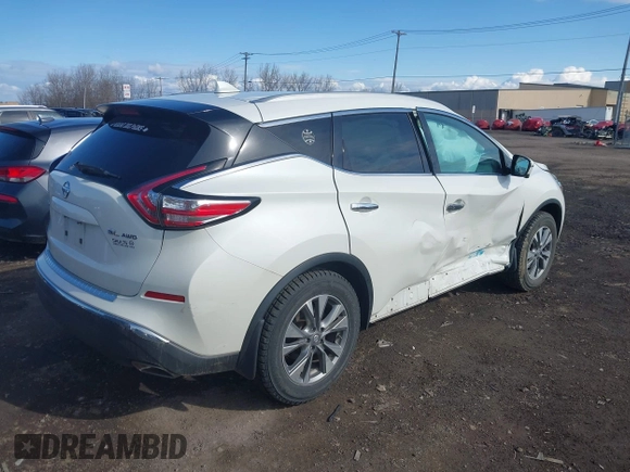 2018 Nissan Murano SV with VIN 5N1AZ2MH7JN139502, listed as a IAAI auction lot 42038269 with 43,291 mi miles and . Bid and sale history available at DreamBid. Image 4.