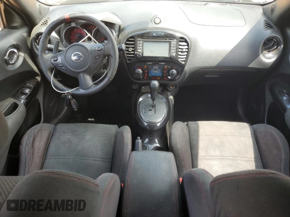 2015 Nissan Juke S with VIN JN8AF5MV4FT562114, listed as a Copart auction lot 53958235 with 93,280 mi miles and Salvage Title. Bid and sale history available at carsss.com. Image 8.