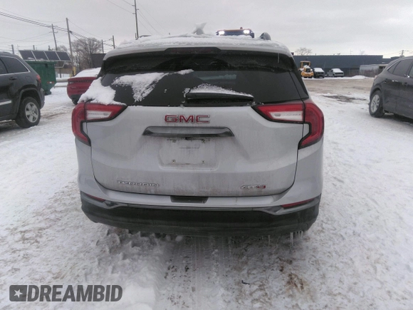 2022 GMC Terrain AT4 with VIN 3GKALYEV8NL238692, listed as a IAAI auction lot 41600473 with 35,768 mi miles and . Bid and sale history available at DreamBid. Image 16.