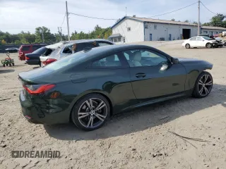 2021 BMW 4 Series 430i xDrive with VIN WBA73AP01MCG39963, listed as a Copart auction lot 71207314 with 58,983 mi miles and Salvage Title. Bid and sale history available at carsss.com. Image 3.