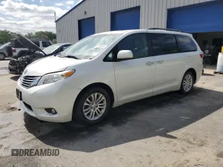2015 Toyota Sienna XLE с VIN 5TDYK3DC5FS662293, выставлен на аукционе Copart как лот 57064195 с пробегом 82 285 миль миль и Списание • Salvage title. История ставок и продаж доступна на DreamBid. Изображение 1.