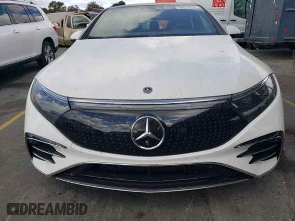 2022 Mercedes-Benz EQS with VIN W1KCG2DB5NA016394, listed as a Copart auction lot 78025024 with 12,621 mi miles and Salvage Title. Bid and sale history available at carsss.com. Image 5.