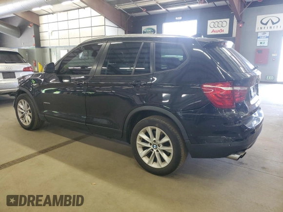 2017 BMW X3 xDrive28i z VIN 5UXWX9C34H0T19833, wystawiony jako Copart lot #59721315 z przebiegiem 91 328 mil mil oraz Czysty tytuł • Clean title. Historia ofert i sprzedaży dostępna na DreamBid. Obrazek 2.