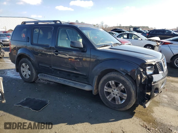 2005 Nissan Pathfinder SE with VIN 5N1AR18U65C739432, listed as a Copart auction lot 85381234 with 194,978 mi miles and Salvage Title. Bid and sale history available at carsss.com. Image 4.