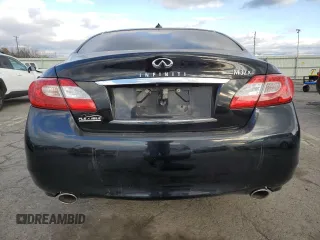 2011 Infiniti M37 with VIN JN1BY1AR0BM375518, listed as a Copart auction lot 81887374 with 136,543 mi miles and Salvage Title. Bid and sale history available at carsss.com. Image 6.