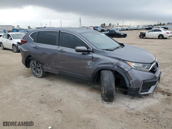 2021 Honda CR-V EX-L with VIN 2HKRW1H85MH419590, listed as a Copart auction lot 47138205 with 68,590 mi miles and Salvage Title. Bid and sale history available at carsss.com. Image 4.