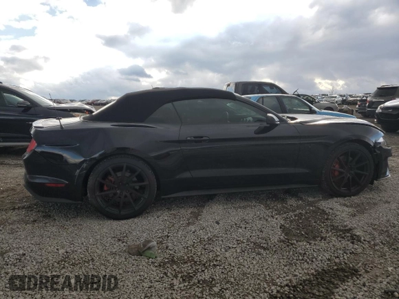 2021 Ford Mustang GT Premium with VIN 1FATP8FF7M5139740, listed as a Copart auction lot 84479174 with 27,358 mi miles and Salvage title. Bid and sale history available at DreamBid. Image 3.