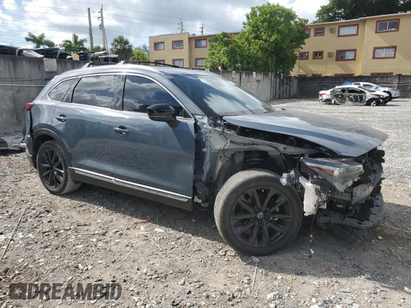 2022 Mazda CX-9 Grand Touring with VIN JM3TCBDY0N0626646, listed as a Copart auction lot 61138535 with 34,054 mi miles and Non repairable. Bid and sale history available at DreamBid. Image 4.