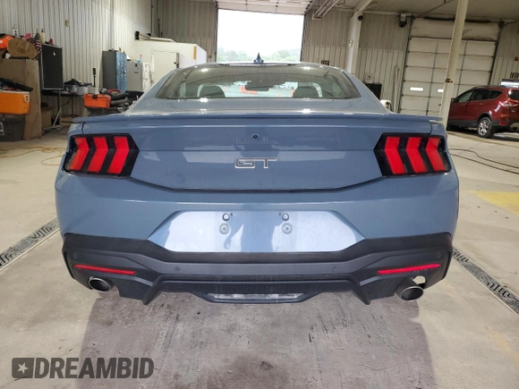 2024 Ford Mustang GT with VIN 1FA6P8CF7R5412104, listed as a Copart auction lot 61928465 with 19,933 mi miles and Salvage title. Bid and sale history available at DreamBid. Image 6.