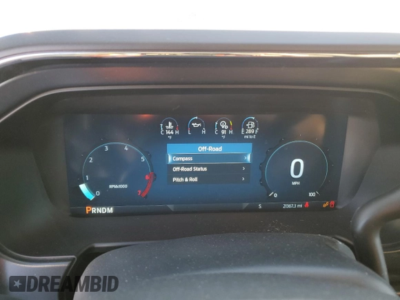 2023 Ford F-350 with VIN 1FT8W3DNXPED56896, listed as a Copart auction lot 84496734 with 21,367 mi miles and Clean title. Bid and sale history available at DreamBid. Image 9.